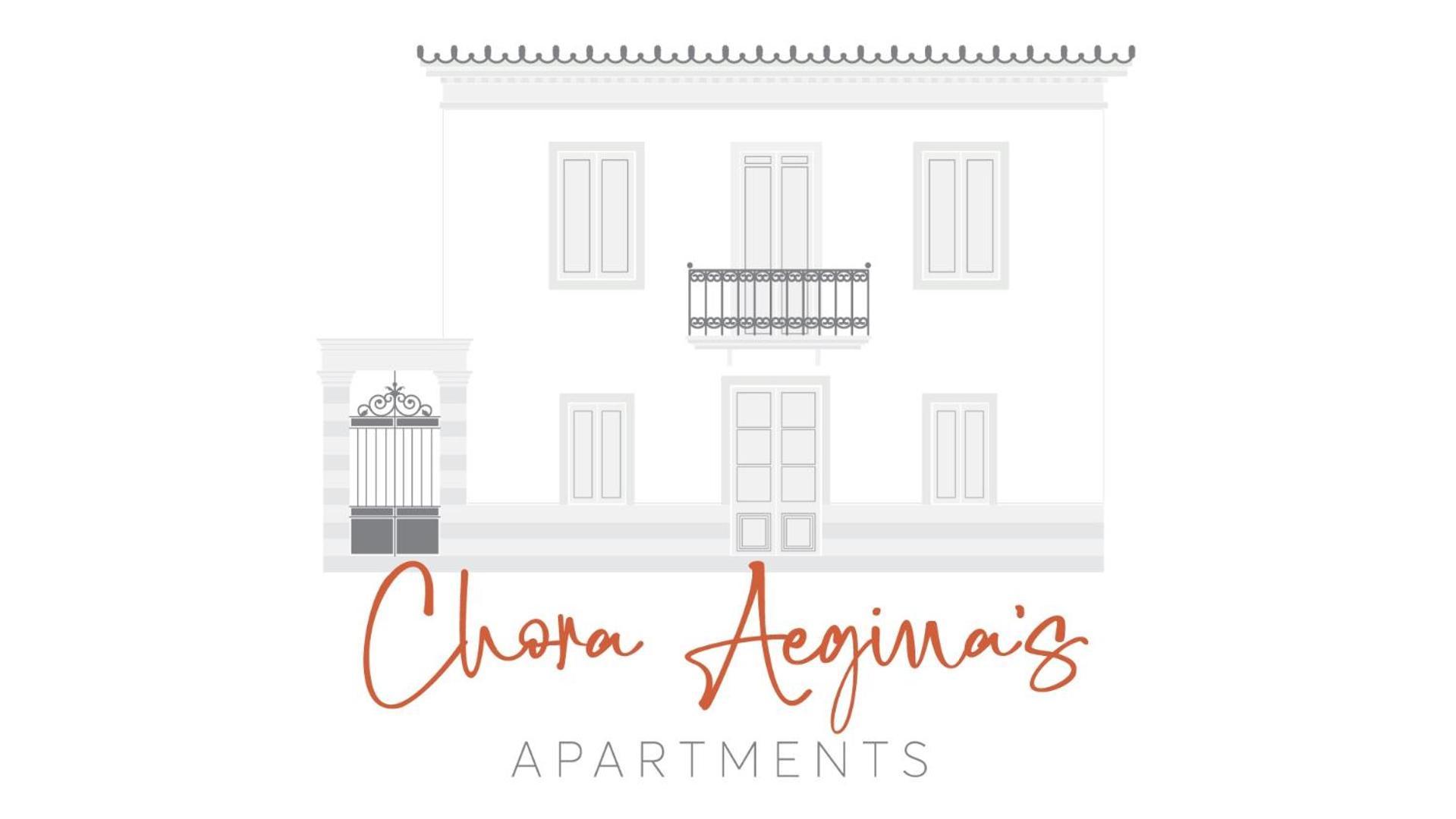 Chora Aegina'S Apartments Bagian luar foto